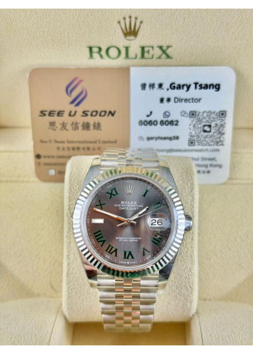 全新 ▶️ Rolex 勞力士 Datejust ◀️ 126334 溫布頓 2025年錶 (41mm) 